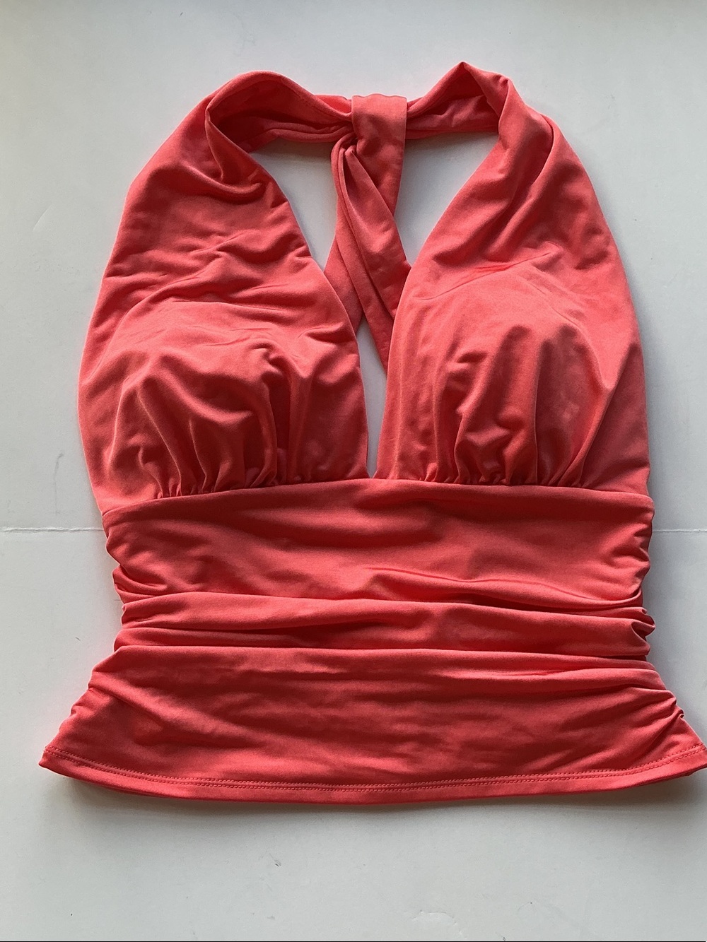 Guess Halter Top Orange Coral  Sz S